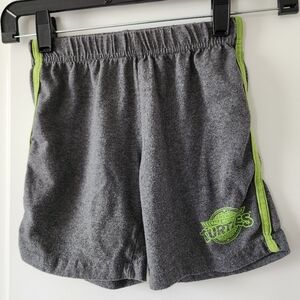 Sz5 Nickelodeon gray & green Ninja Turtles‎ shorts